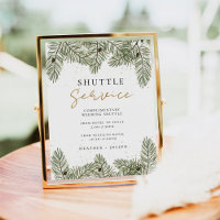 Pine Festive Wedding Shuttle Service-Zeichen