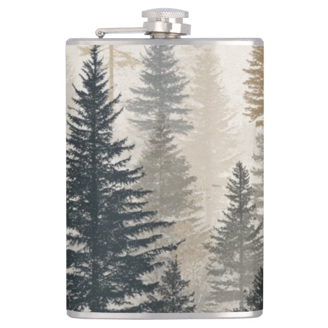 Pine Forest Flachmann (Vorderseite)