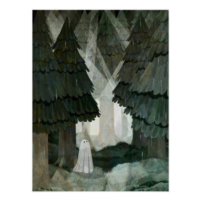 Pine Forest Ghost Poster (Vorderseite)