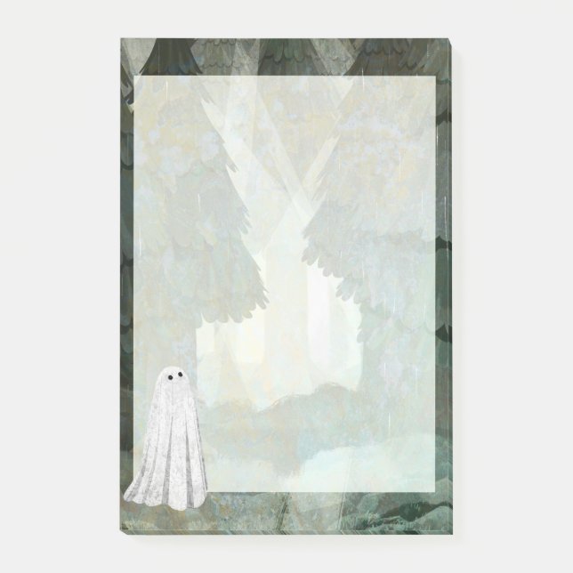 Pine Forest Notepad Post-it Klebezettel (Vorderseite)