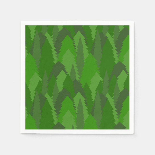 Pine Forest Serviette (Vorderseite)