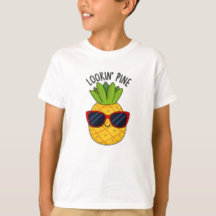 Pine Funny Pineapppun schauend T-Shirt