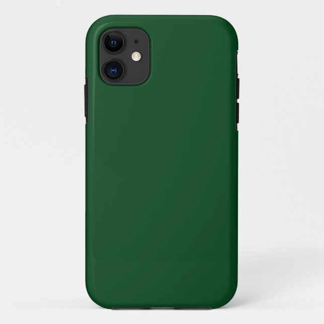 Pine Green (feste Farbe)  Case-Mate iPhone Hülle (Rückseite)