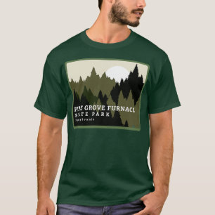 Pine Grove Furnace Staat Park Pennsylvania Forest T-Shirt