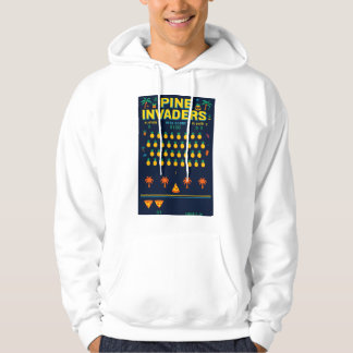 Pine Invaders-Pineapple Empire Retro Games Serie Hoodie