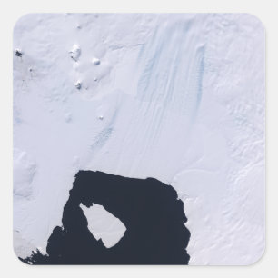 Pine Island Glacier Quadratischer Aufkleber