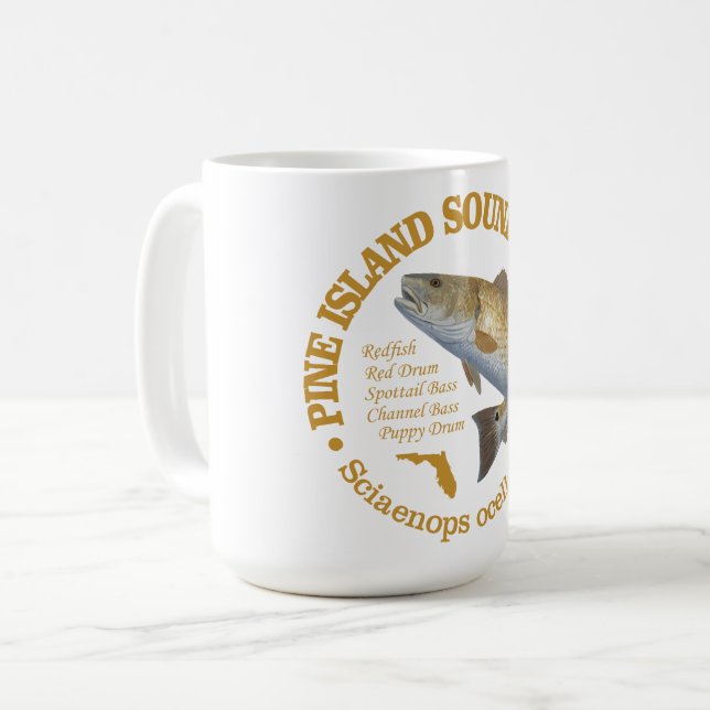 Pine Island Sound (Rotbarsch) Kaffeetasse (Vorderseite Links)