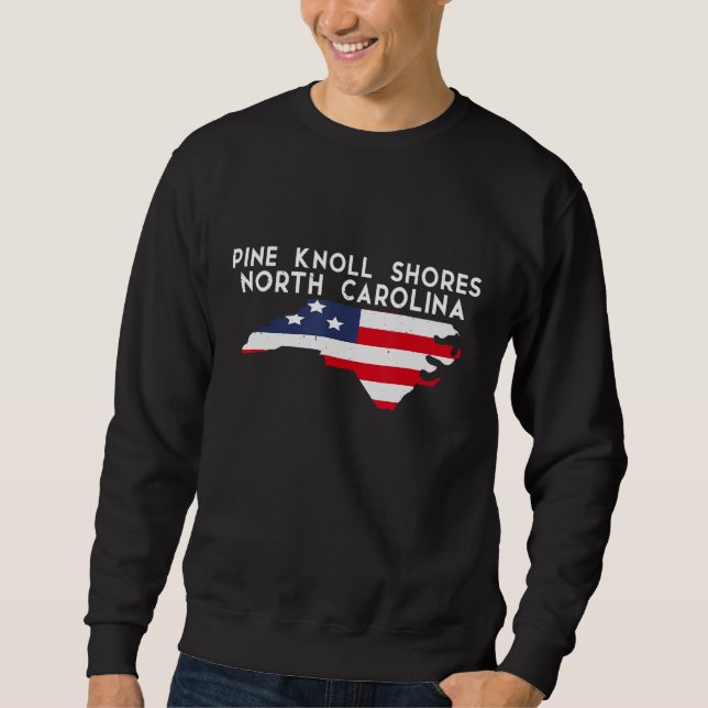 Pine Knoll Shows North Carolina USA Staat Amerika Sweatshirt (Vorderseite)