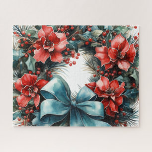 Pine Kreath mit Holly Festivals Weihnachten Puzzle