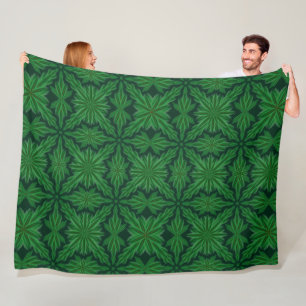 Pine Mandala Forest Fleece Blanket (3 Größen)