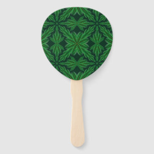 Pine Mandala Forest Hand Fan Fächer