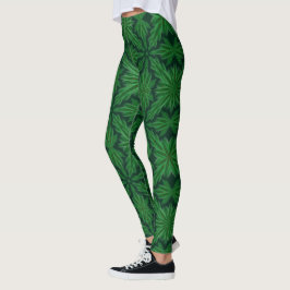 Pine Mandala Forest Leggings
