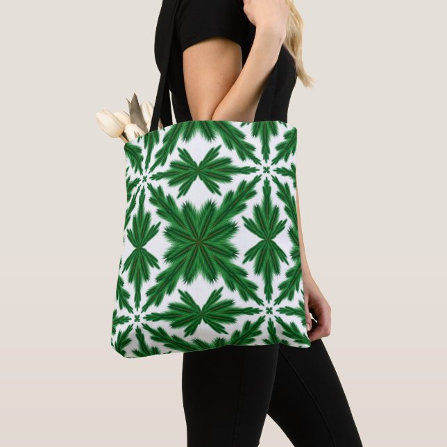 Pine Mandala Schulter Tasche (2 Größen) (Von Nahem)