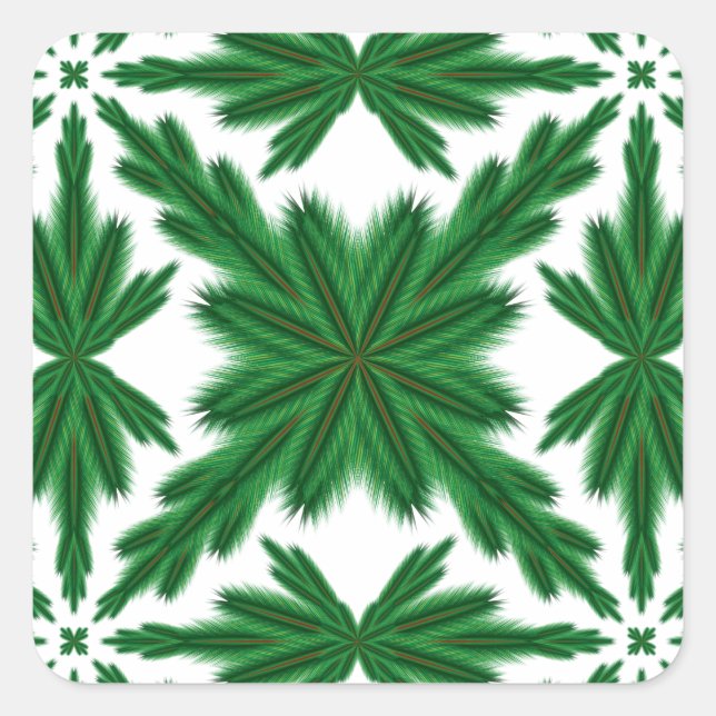 Pine Mandala Stickers (Vorderseite)