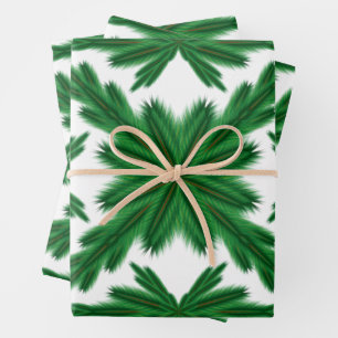 Pine Mandala Wrapping Paper Geschenkpapier Set