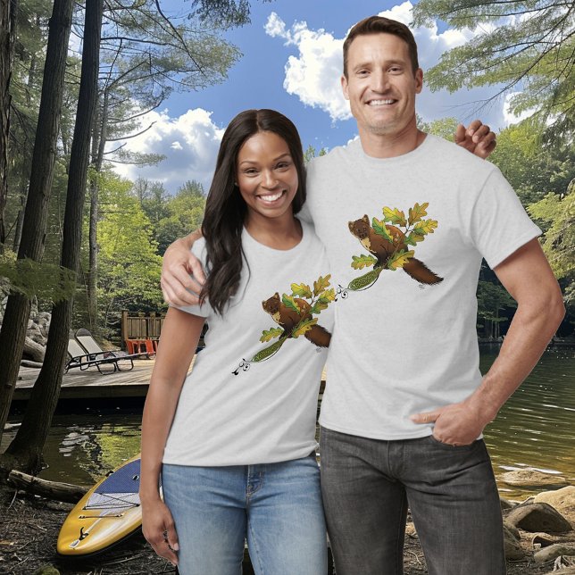 Pine Marten Herbstleaves T-Shirt (Von Creator hochgeladen)