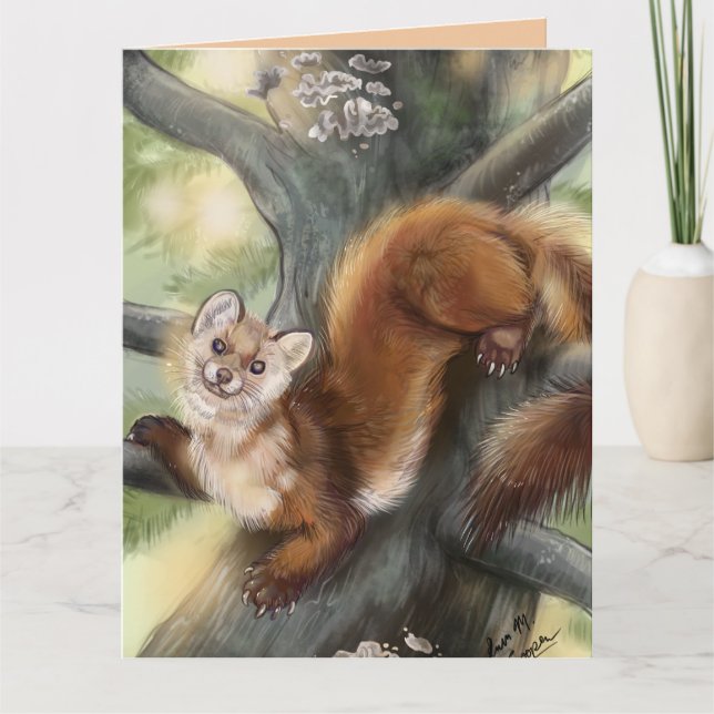 Pine Marten Karte (Vorderseite)