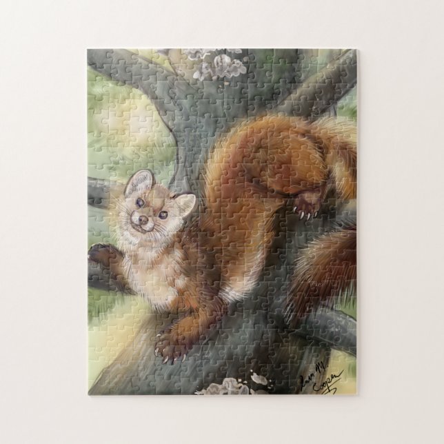 Pine Marten Puzzle (Vertikal)
