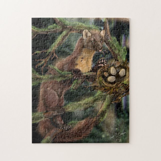 Pine Marten Puzzle (Vertikal)