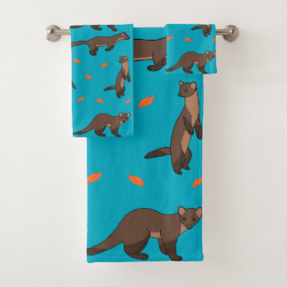 Pine Martens Badhandtuch Set