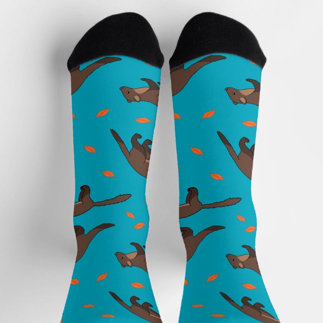 Pine Martens Socken (Oben)
