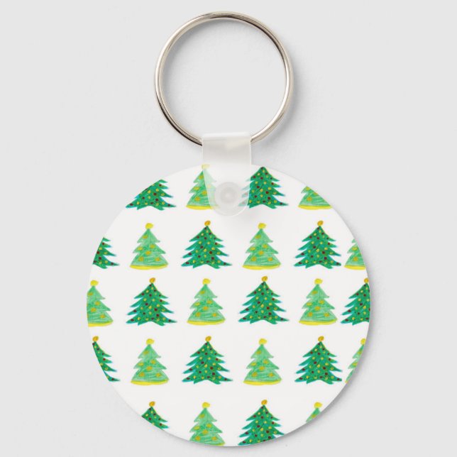 Pine-Muster Schlüsselanhänger (Vorderseite)