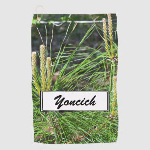 Pine Needles von Kenneth Yoncich Golfhandtuch