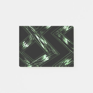 Pine Pattern in Perspektive Post-it Klebezettel