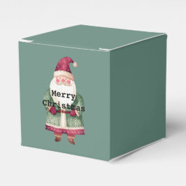 Pine Red Merry Christmas Tree Santa (auf der Rücks Geschenkschachtel