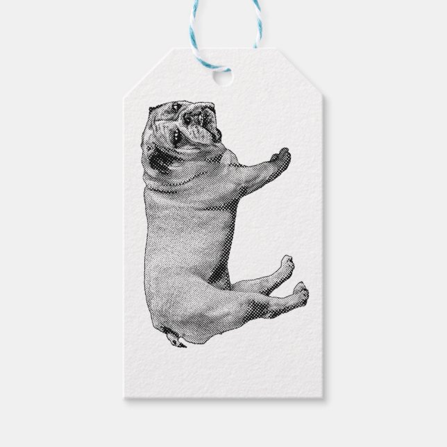 Pine-Ribbon-Geschenkmarke Geschenkanhänger (Vorderseite)