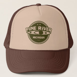 Pine River Michigan Kayaking Truckerkappe