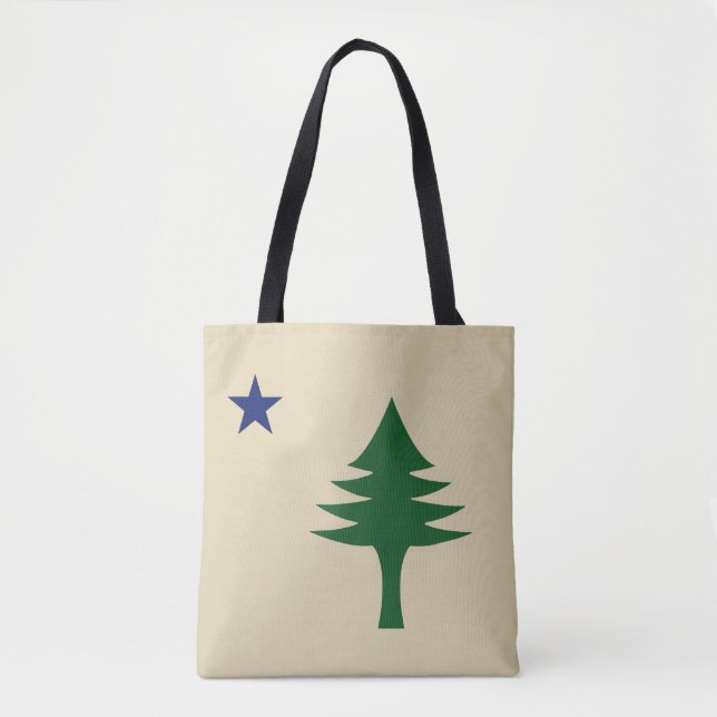 Pine tree and star 1901 Fahne des Maine-Staat (Vorderseite)