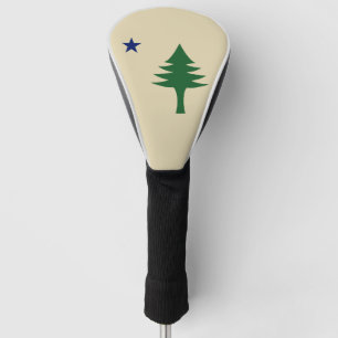 Pine tree and star 1901 Fahne des Maine-Staat Golf Headcover