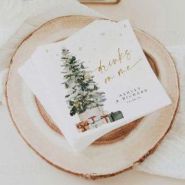 Pine Tree Christmas Napkins Serviette