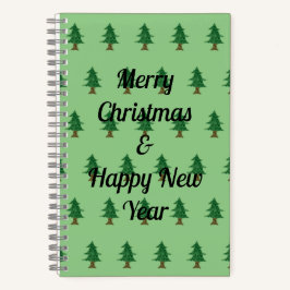 Pine Tree Christmas Sketchbook Notizbuch