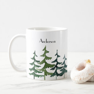 Pine Tree Coffee Tasse