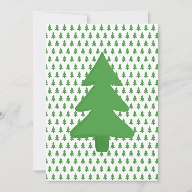 Pine Tree Dankeskarte (Vorderseite)