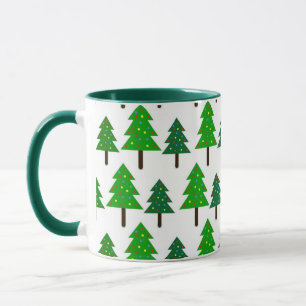 Pine Tree Decorative Tasse