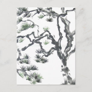 Pine Tree Detail Postkarte