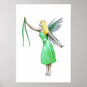 Pine Tree Fairy mit Kiefernnadeln Poster