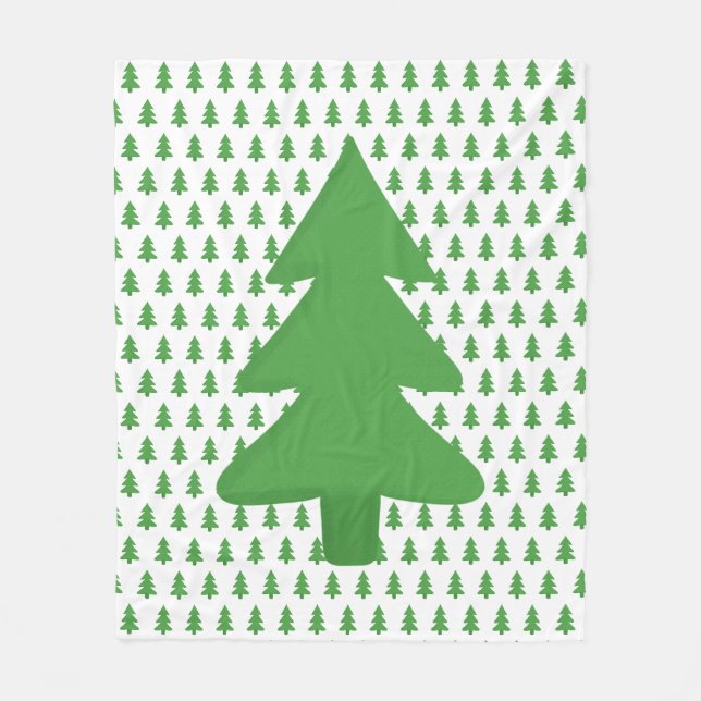 Pine Tree Fleecedecke (Vorderseite)