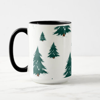 Pine Tree Gift Tag Tasse