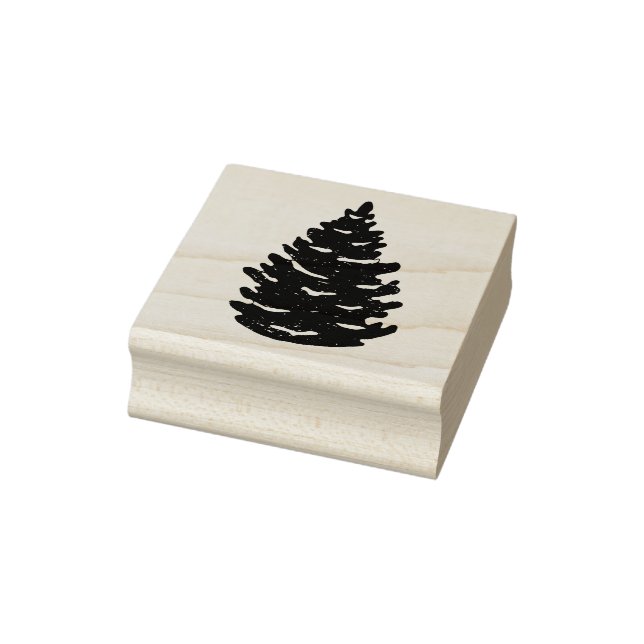 Pine Tree Gummistempel (Stempel)