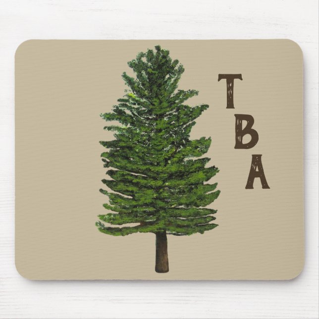 Pine Tree Mouse Pad Mousepad (Vorne)