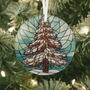 Pine Tree Ornament Aus Glas