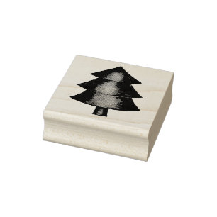 Pine Tree Outdoor Camping Wanderwege Bäume Holz Br Gummistempel