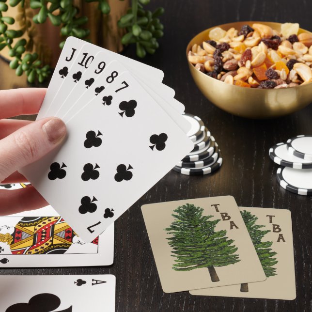 Pine Tree Playing Cards Spielkarten (In Situ)