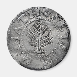Pine Tree Shilling Coin Magnet