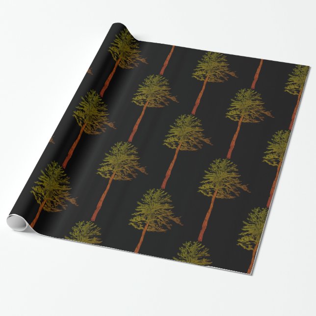 Pine Trees  Geschenkpapier (Ungerollt)