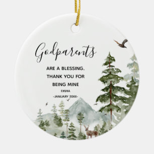 Pine Trees Godelterns Weihnachtsdekoration Keramik Ornament